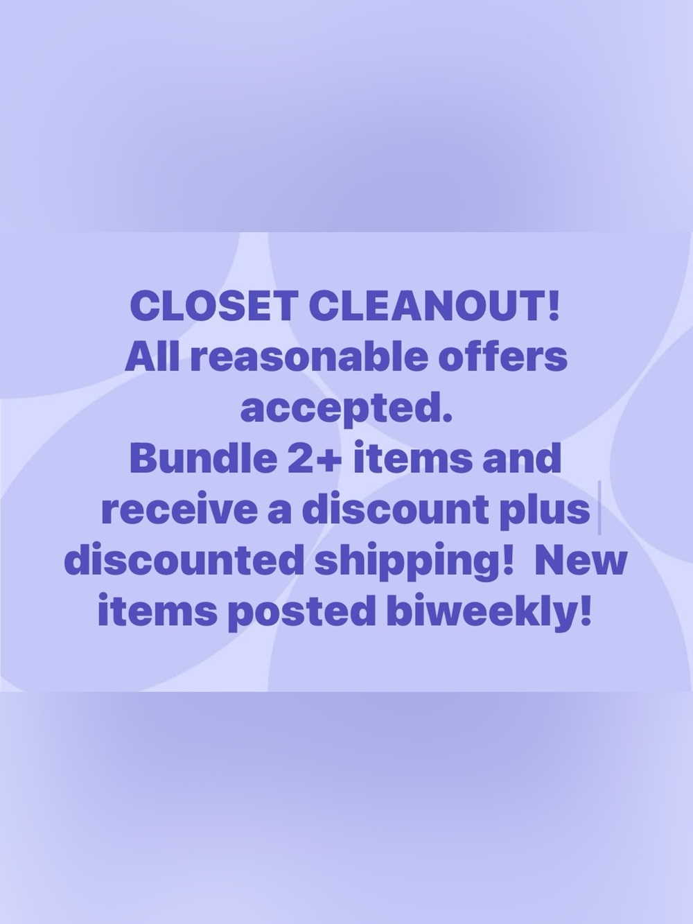 Closet Cleanout